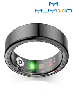 Muyixin Smart Ring Wearable Fitness Sleep Tracker for Men Women, Support 6-7 Days Battery Life for Sleep Tracker/Stress/Heart Rate Monitor Compatible with iOS & Android  - Image 1