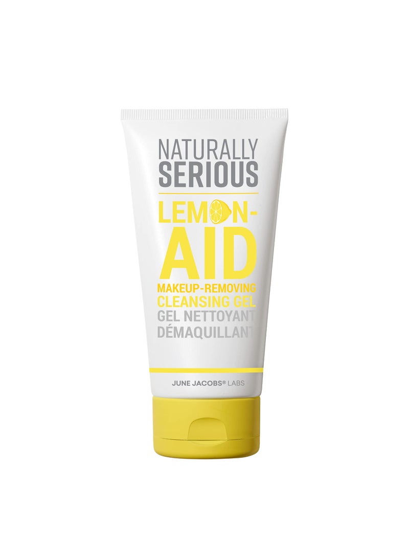 NATURALLY SERIOUS - Naturally Serious | Lemon-Aid Makeup-Removing Cleansing Gel, Vitamin C Cleanser, Makeup-Removing Cleanser, Gel Cleanser For Oily Skin, Vegan Skincare, Cruelty-Free Skincare - Image 1