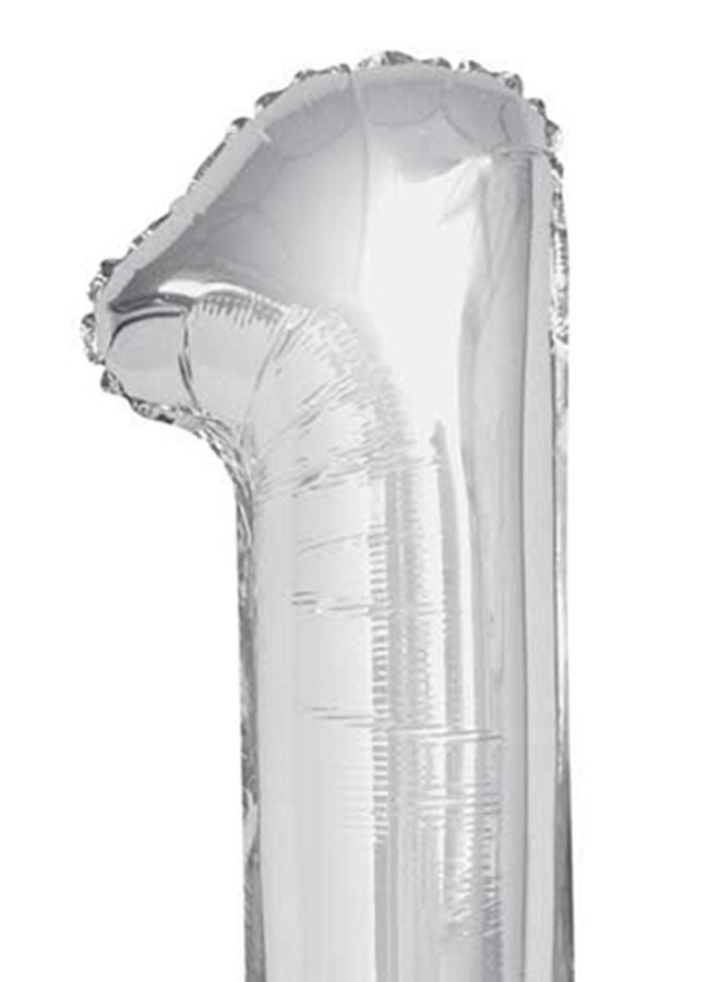 NIBEMINENT Number 1 Hanging Foil Balloon 34inch  - Image 2