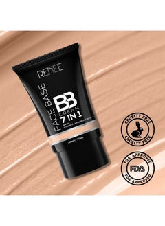 Renee Face Base Bb Cream 7 In 1 With Spf 30 Pa+++Butterscotch 30Ml; Enriched With Hyaluronic Acid & Vitamin C; Hydrates Nourishes & Smoothens Skin  - Image 4