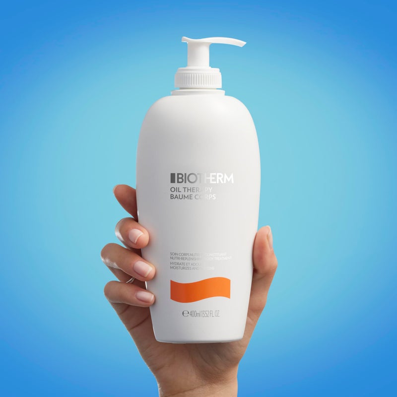 BIOTHERM حليب الجسم من بيوثيرم لعلاج الزيت للبشرة العادية إلى الجافة، لوشن مغذي مع مستخلص نواة المشمش، غني بالبلانكتون البيولوجي المتجدد، مزيج نباتي بنسبة 8% وفيتامين E، 13.5 أونصة سائلة. - Image 3
