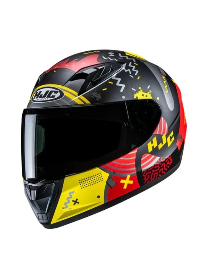 HJC Y10 MIKA BK/YL/RD Helmet