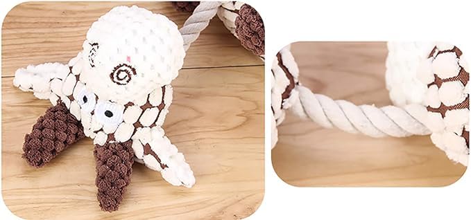 Agirav Tail Dog Toys + Dog Chew Toys + Puppy Teething Toys + Rope Dog Toy + Dog Toys for Small to Medium Dog Toys + Dog Toy Pack + Tug Toy + Dog Squeaky Toy + Dog Plush Toy - Image 4