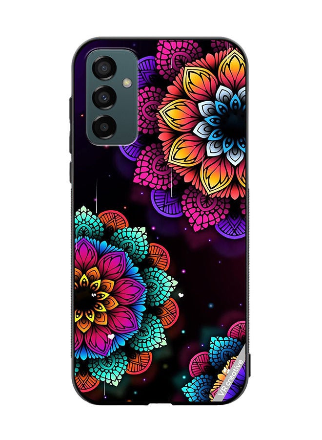 VR CREATIVE Protective Case Cover For Samsung Galaxy F23 Flowers Design Multicolour - Image 1