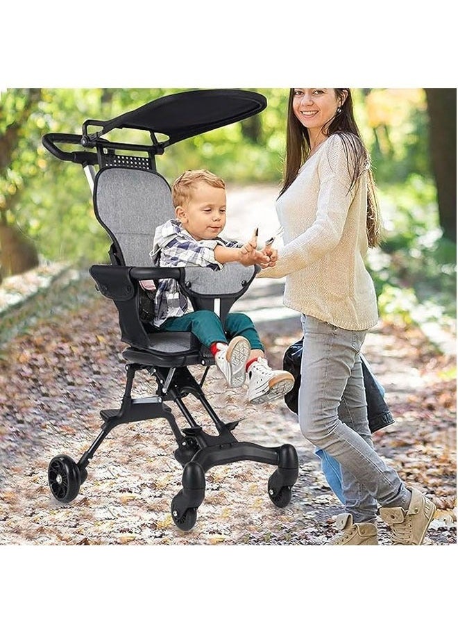 Rally Four-wheel foldable baby stroller Lightweight and easy to fold baby stroller with high design, suitable for children aged 6 months to 5 years  - Image 2