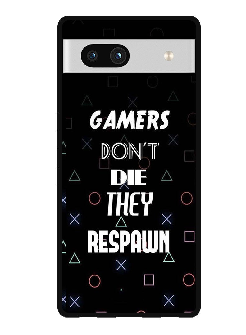 Theodor Protective Case Anti Scratch Shock Proof Bumper Cover For Google Pixel 7a Gamers Dont Die - Image 1