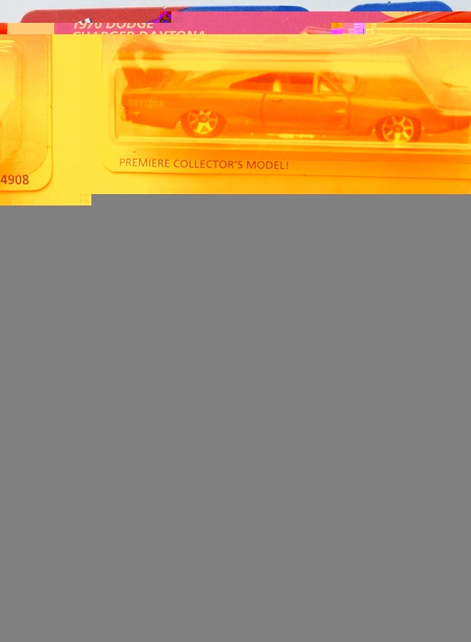 Hot Wheels 1996 First Editions #3 of 12 Models, red 1970 Dodge Charger Daytona 7 Spoke Wheels - Image 1