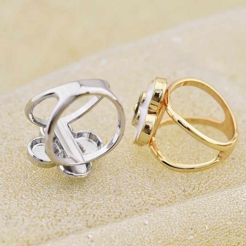 Ru Mo Elegant Four-Leaf Clover Scarf Ring Clip for Women - Stylish & Versatile Accessory - Image 5