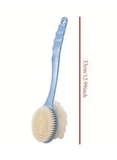 HIAS 2 Pack Long-Handle Soft Bristle Back Scrubber - Gentle Exfoliating Body Brush for Shower, Non-Electric, Durable Plastic, Ideal for Men & Women, Enhances Skin Health & Cleansing Mix Color  - Image 5