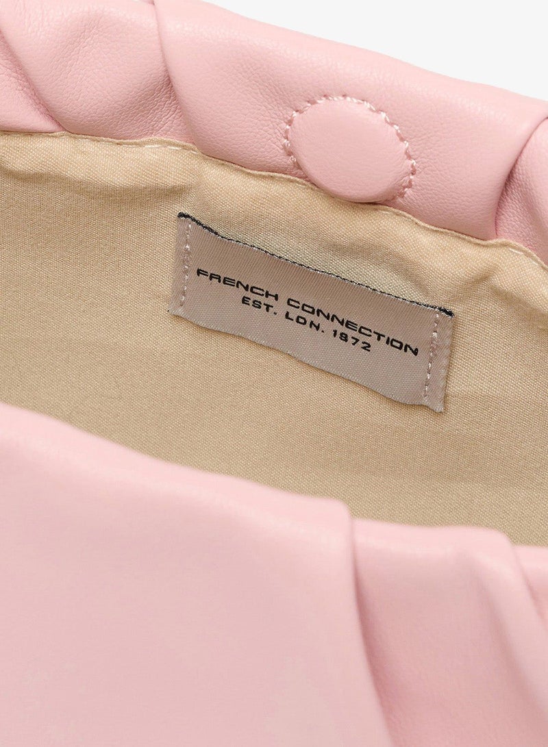 French Connection Women Pink Esme Clutch - Image 4