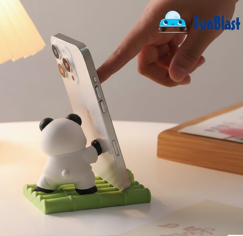 FunBlast Cute Panda Phone Holder – Mobile Stand for Desk, Office & Home, Resin Phone Stand for Watching Videos, Reading & Home Décor (A) - Image 4