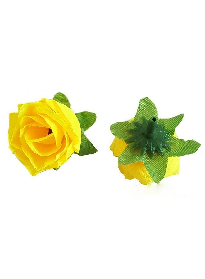 SUKPSY 50 Pcs Mini Artificial Rose Flower Head 1.18 Inch Multicolor Silk Flower Fake Rose Head For Wedding Party Home Decoration Diy Craft Bridal Bouquets Hats Accessories  - Image 4