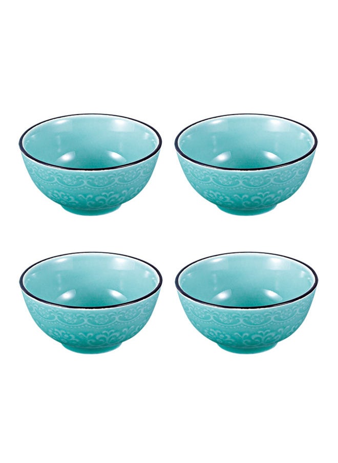 Trust - 20-Piece Porcelain Dinnerware Set Light Blue - Image 1