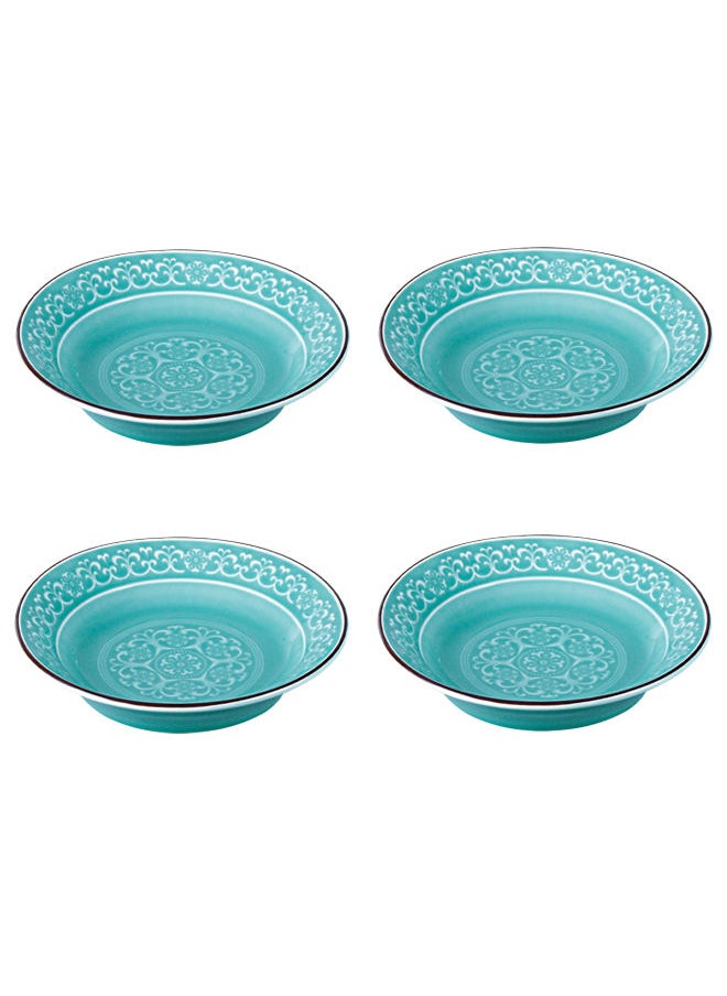 Trust - 20-Piece Porcelain Dinnerware Set Light Blue - Image 1