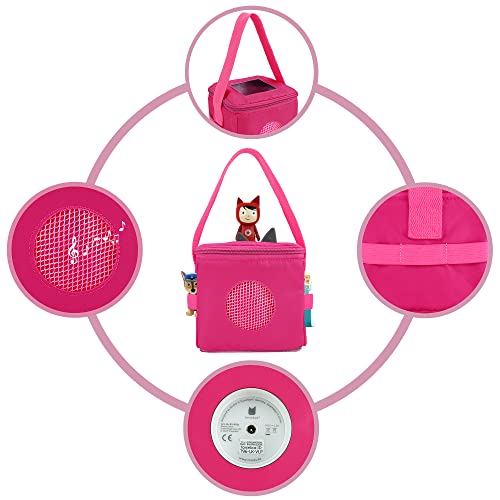 Annmore Carrying Case for Toniebox, Compatible with Version 1 and 2 Audio Player and Figures (Purple) - Image 4