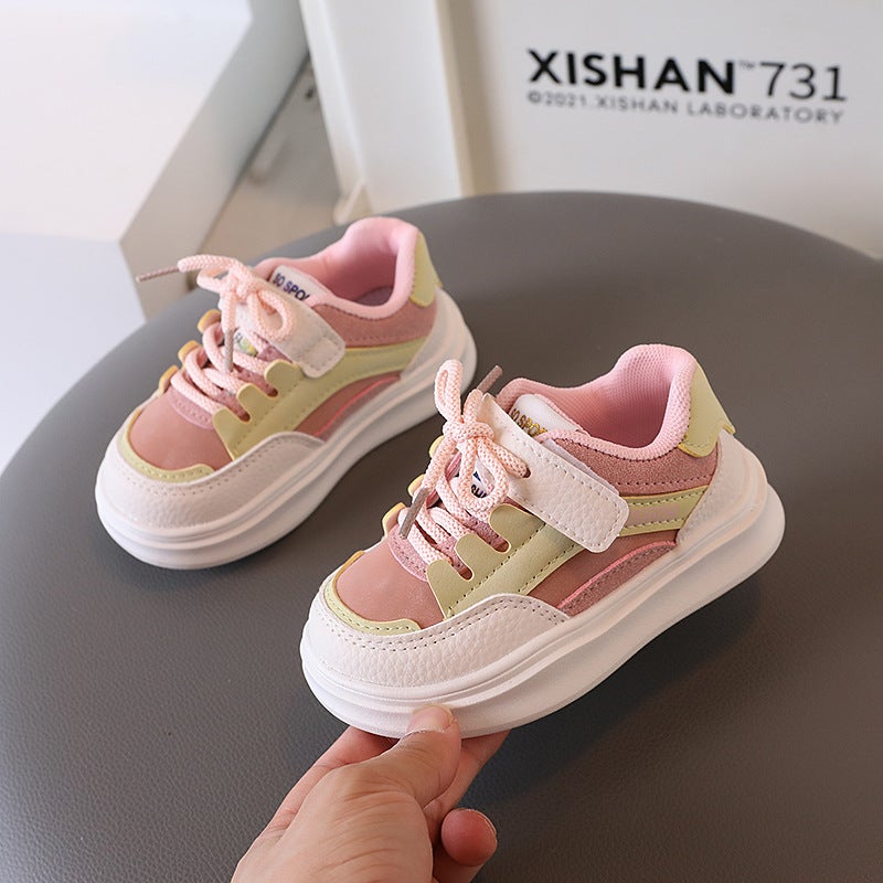 Spring Baby Toddler Shoes Children'S Kindergarten White Shoes Baby Shoes Children'S Board Shoes Boys Shoes Girls Sports - Image 1