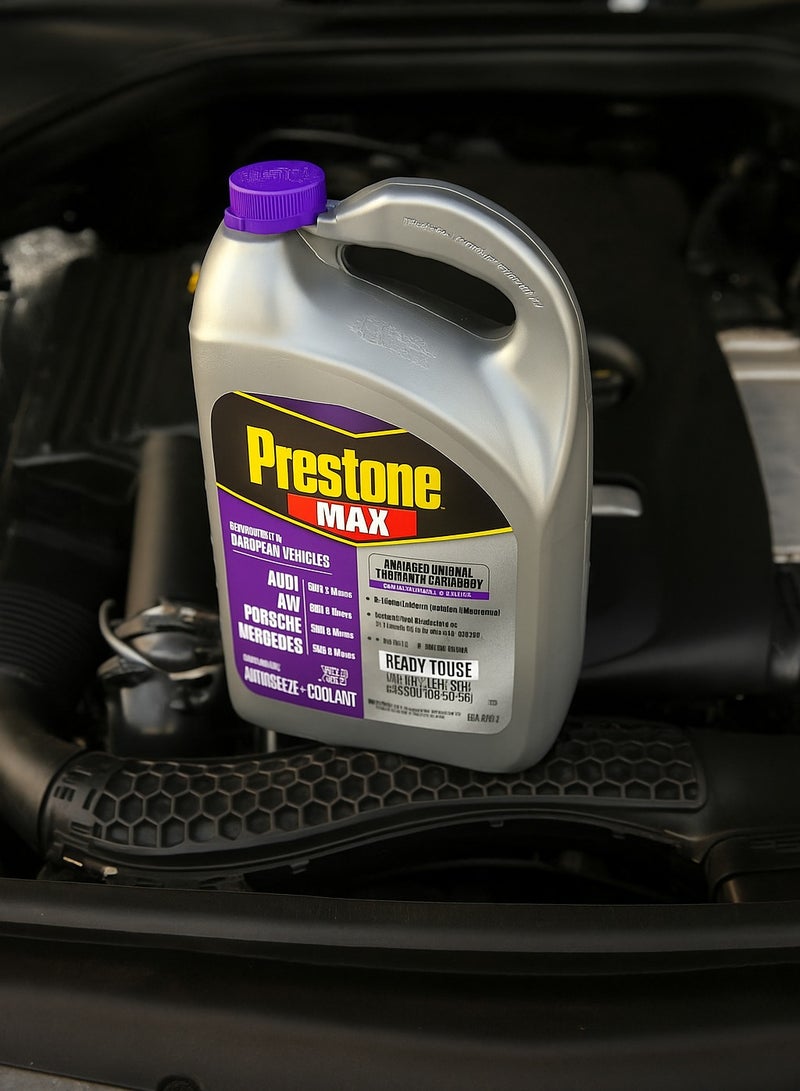 Prestone Max Violet Coolant – Compatible with Audi, VW, Porsche & Mercedes – Ready to Use, 5 Years / 150,000 Miles Protection  – Original Made in USA - Image 4