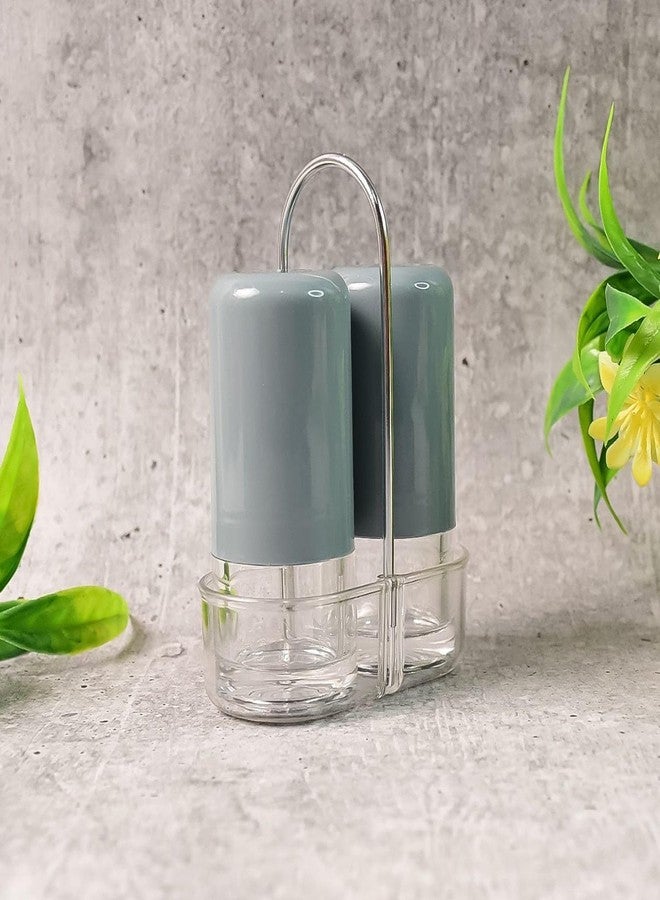 2heet Victory Salt & Pepper Dispenser Set – 2 Pcs BPA-Free Acrylic Seasoning Shakers with Easy Grip & Airtight Lids – Reusable Spice Jars for Kitchen, Dining Table & Restaurants - Image 5