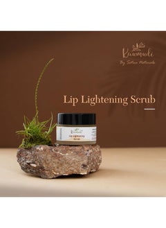 kaumudi Lip Lightening Scrub | For Women and Men | Handmade with Natural Ingredients | For Dry, Chapped, Pigmented, Tanned & Nicotine affected Lips | Lighten, Brightens & Softens Lips | 30 GM / 1.06 fl Oz  - Image 2