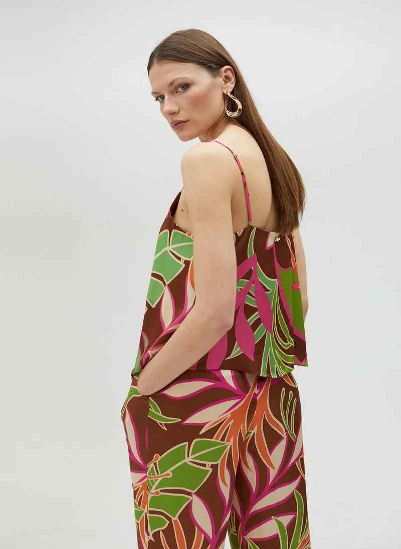 Lola Casademunt Floral print camisole top with straps