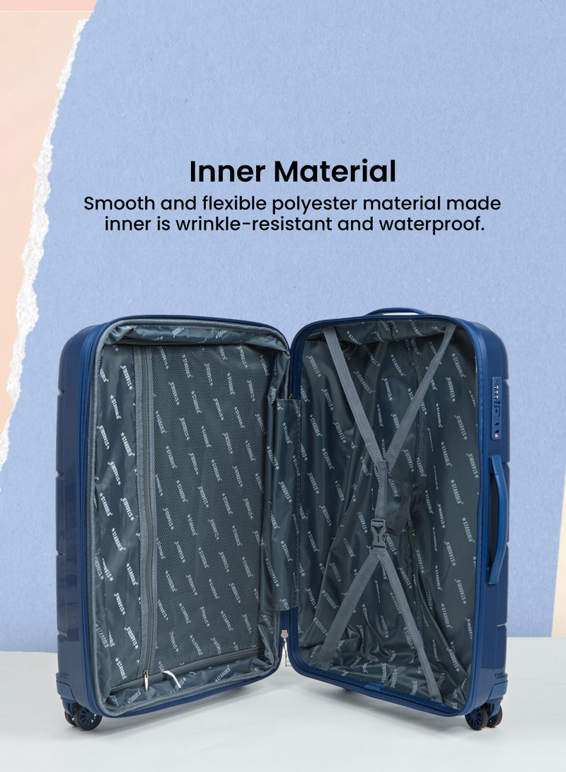 Stargold Trolley Luggage 3 Pieces Set PP Hard Side Bag 360 Degree Spinner Wheels Trolley Luggage Set with TSA Lock - Image 5