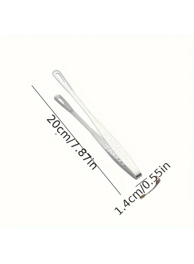 Stainless Steel Medium Food Tongs Extended Length BBQ Grill Claw For Picnic Buffet - Image 3