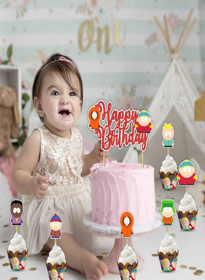 Seyal South Paark Cupcake Wrapper Set for Birthday Parties - Decorative Cartoon-Inspired Cupcake Holders for Adults - Unique and Colorful Party Supplies for Celebrations, Events & Gatherings - Image 4