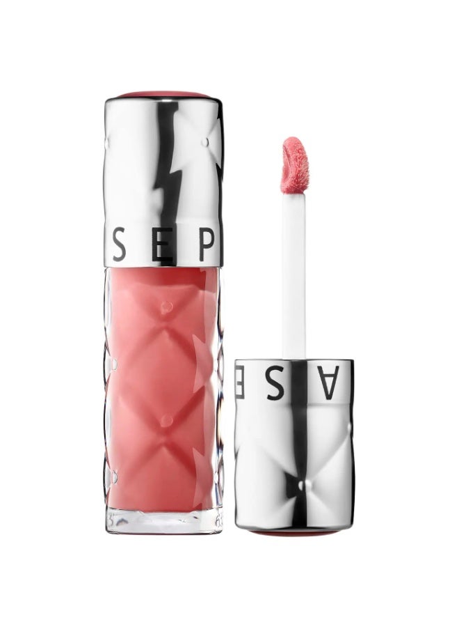 Sephora Collection Outrageous Plump Effect Gloss – 07 PINK POUT | High-Shine Plumping Lip Gloss - Image 1