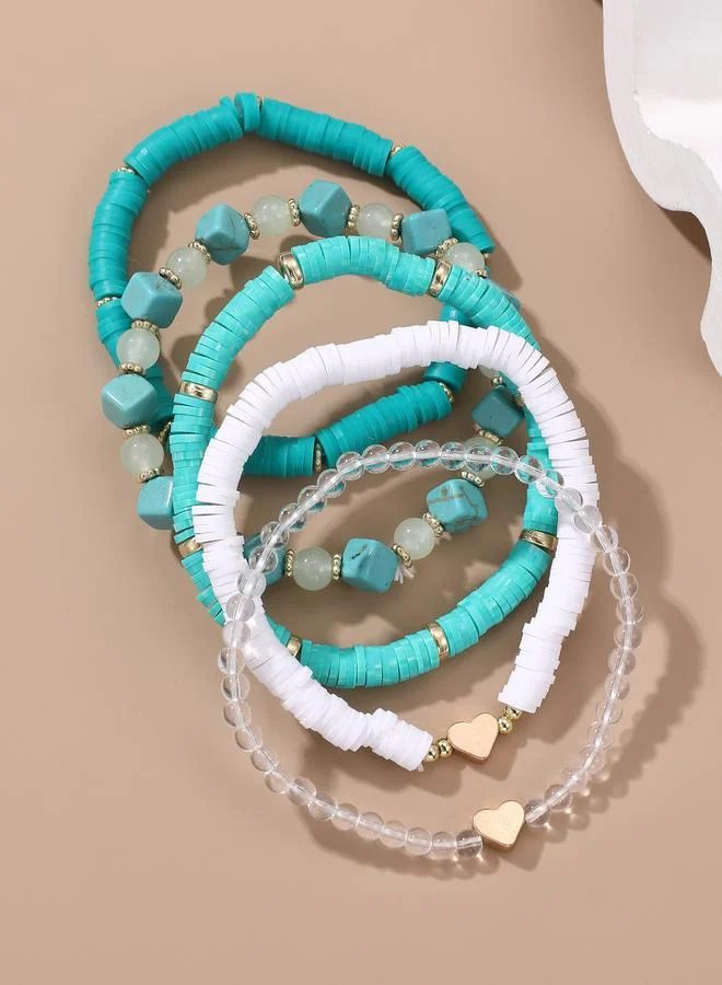 Take Two  Pack of 5 - Beaded Bracelet for Women | Best Price UAE