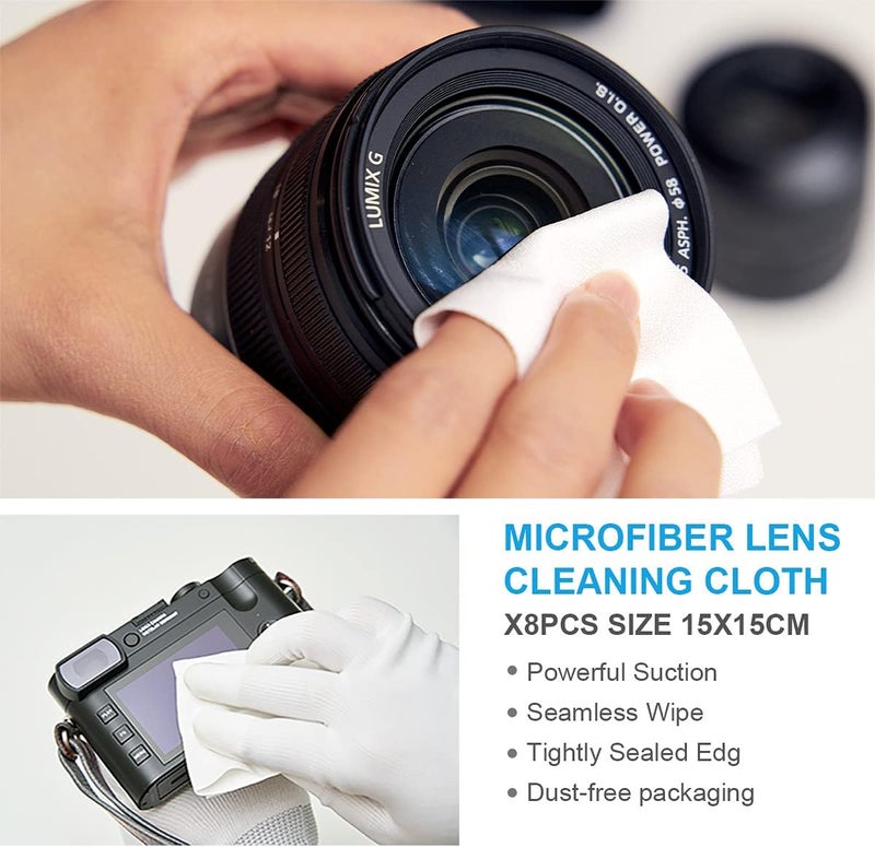 VSGO Professional Camera Lens Cleaning Kit for Canon, Nikon, Sony, Pentax DSLR Lenses - Includes Lens Pen, Air Blower, and Fluid (DKL-15D) - Image 4