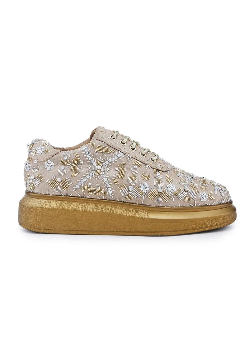 Anaar Anaar Me & Mine Classic Sneakers, Womens Festive, Special Occasion and Partywear Premium Shoes