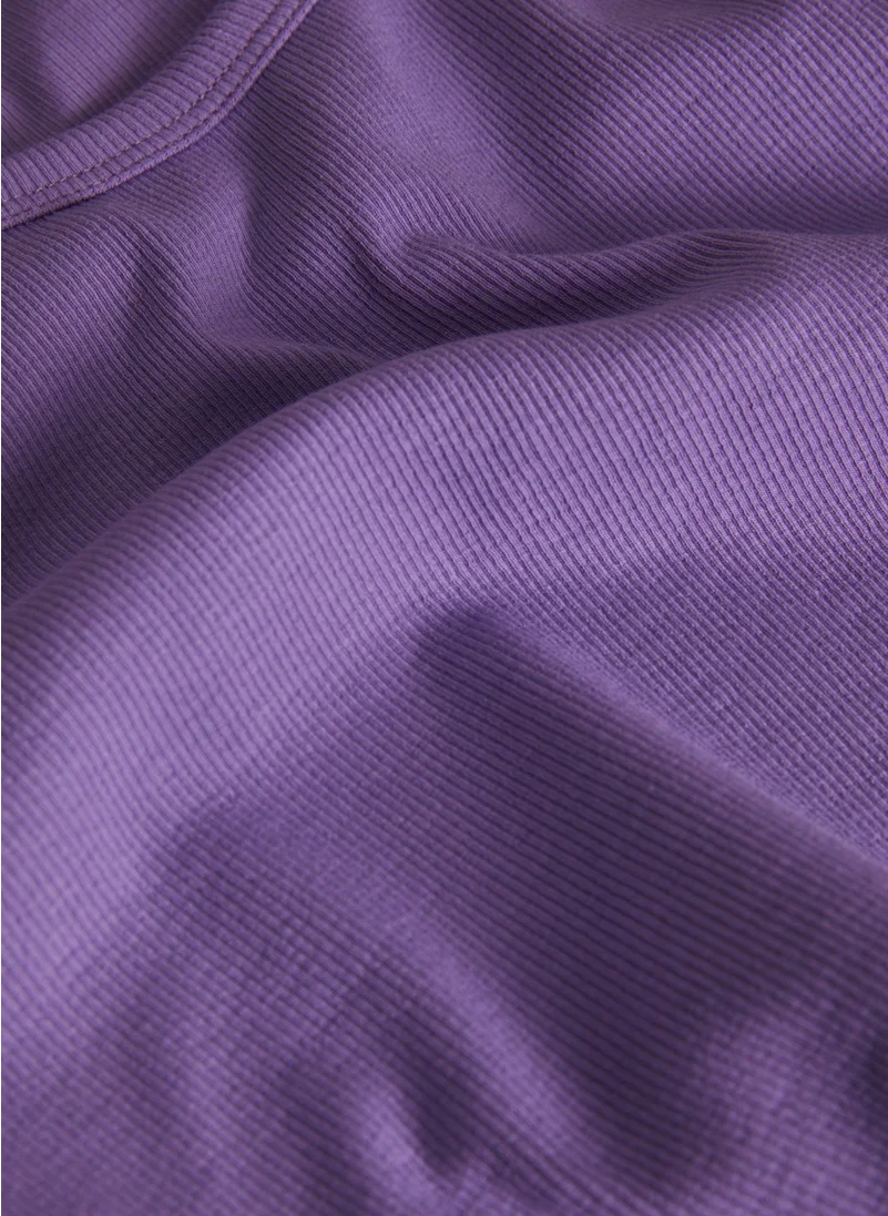 جاي جاي اكس اكس Classic Collar Purple Women's T-Shirt 12200401