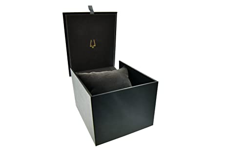 Bulova ساعة بولوفا الكلاسيكية للرجال سوتون 4 يد أوتوماتيكية، قرص فرعي 24 ساعة، فتحة مفتوحة، ذاتية التعبئة، ظهر علبة عرض، زجاج معدني مقوس مزدوج، عقارب مضيئة، 42 مم نمط: 97A108 - Image 2