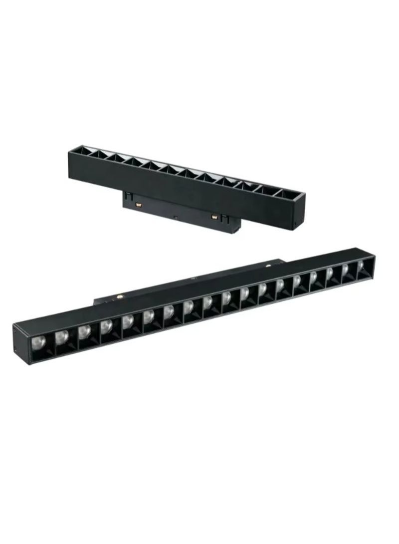 23 C.M Magnetic Grille Light | Multiple installation methods | Surface | Ceil | Hanging Recessed | 1M 2M 3M Aluminum Magnet Rail | Led Magnetic | Track Flood | Spot Light | Systems 12W Grille Light - Image 1