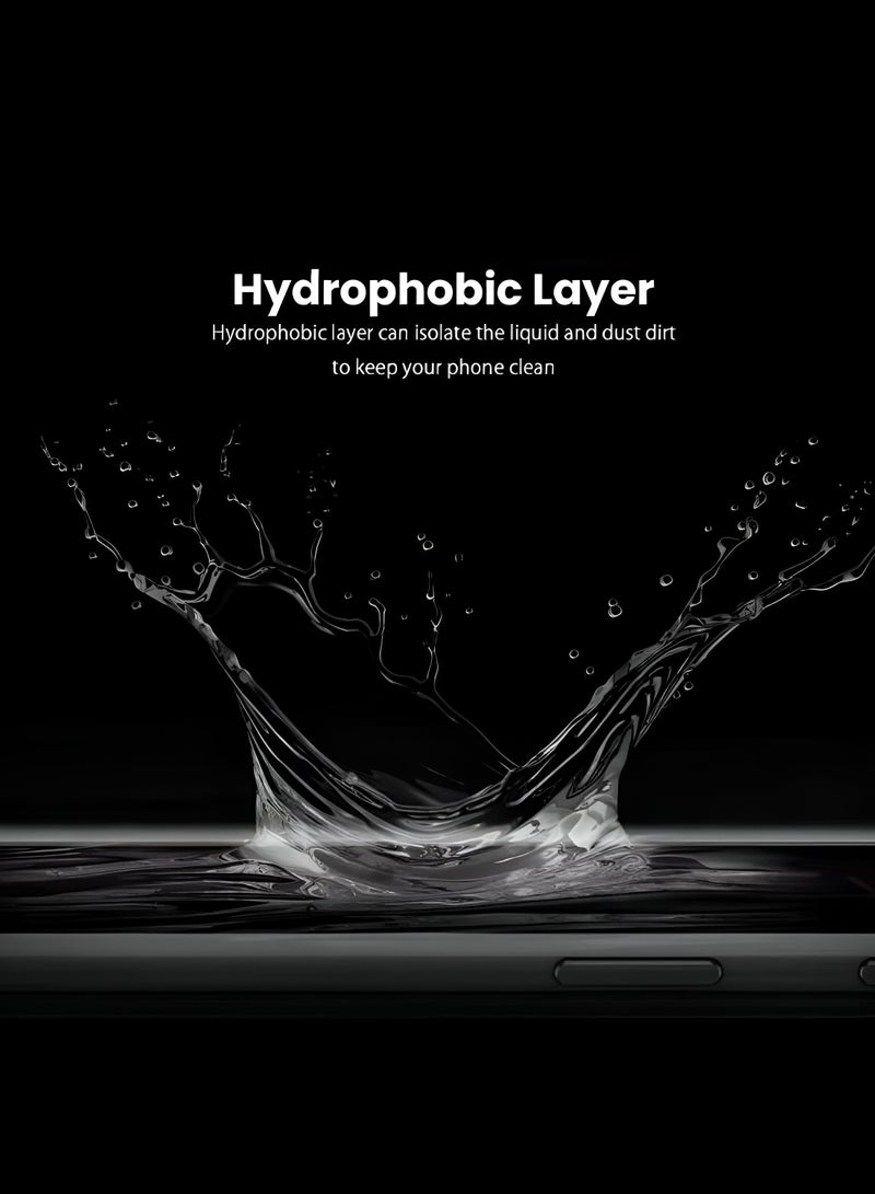 Wtech Realme 14 Pro+ / Realme 14 Pro Plus 5G 2025 Premium Nano Ceramic Full Glue Full Cover Matte Flexible Screen Protector (MSCNMN) - Clear/Black - Image 4