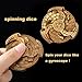 FTNNGIME 7in1 Spinner DND Dice Set Rotate Metal Rotate Dungeons and Dragons DND Compass Dice Cool RPG Role Playing Table Game DiceGold - Image 4