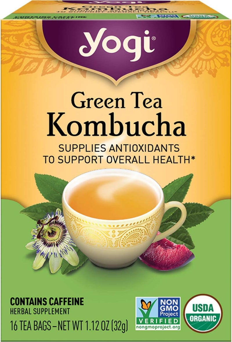 Yogi Green Tea Kombucha - Herbal Supplement - Image 1