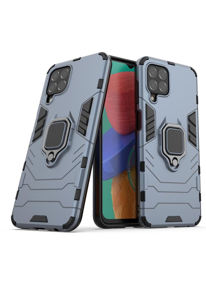 S-TOP Case For Samsung Galaxy M33 5G Magnetic Ring Holder PC + TPU Phone Case - Image 2