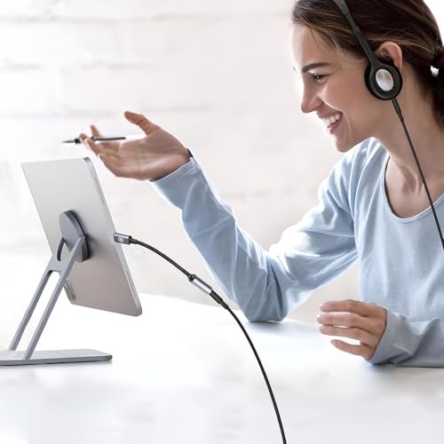 HUMBLE® Lightning to 3.5mm Audio Jack Adapter with DAC – AUX Earphone Jack Converter Compatible with iPhone Series 14, 13, 12, 11, X, XS, 8, 7, SE, iPad, iPod –Headphone & Car Stereo Connector (Grey) - Image 2