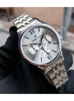 DANIEL KLEIN Silver Steel Strap Women's Wristwatch Waterproof  - Image 1