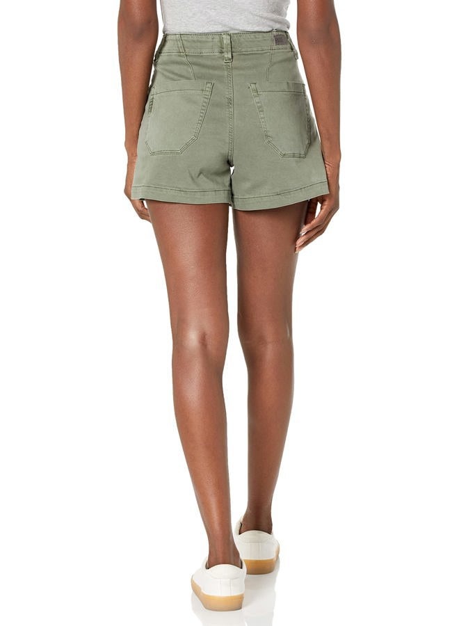 PAIGE Women's Crush Short, Vintage Ivy Green, 25 - Image 2