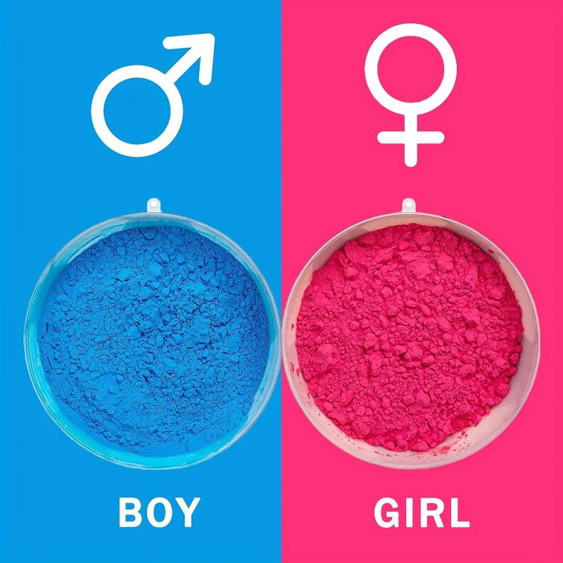 Gender Reveal Football: 3 Inch Blue Pink - Colorful Powder Burst Gender Reveal Game for Baby Shower Party Decorations - Image 5