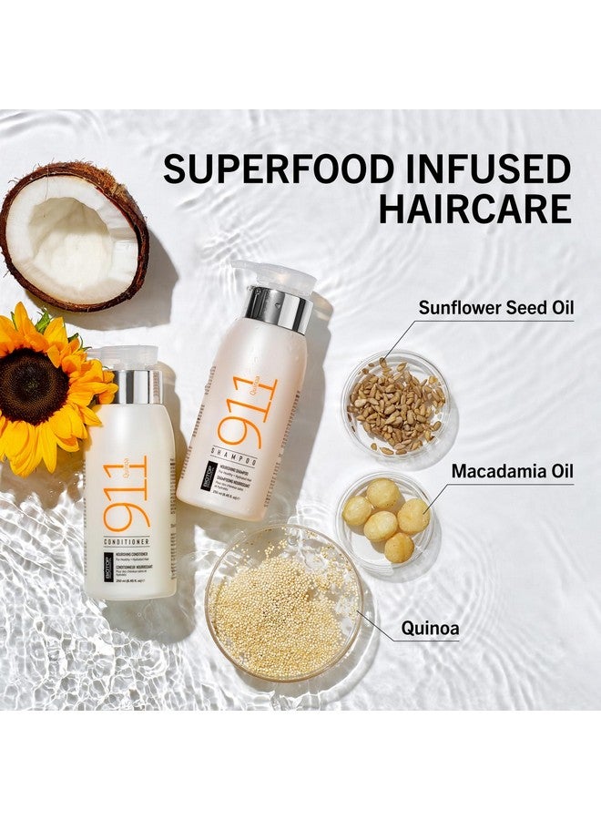Biotop Professional 911 Quinoa Shampoo Nutritive Shampoo With Argan Oil Made With Quinoa Protein For Dry Lifeless And Damaged Hair Sulfate Free Shampoo (33.8Oz1 L) - Image 3