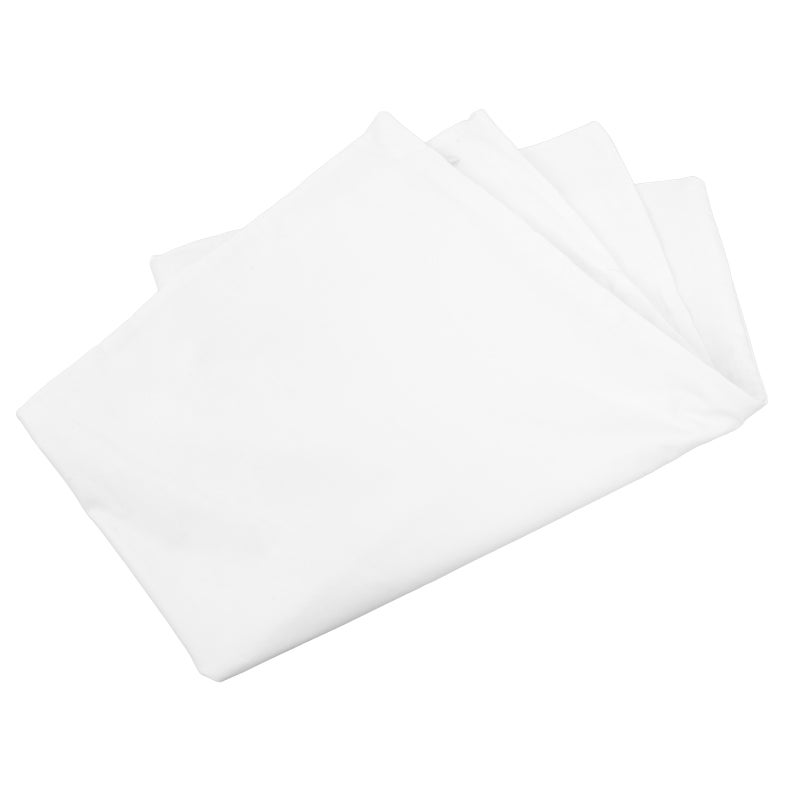 2pcs Cotton Pillow Pillowcase with Zipper Closure Color Standard Size for Bed Pillow Breathable Comfortable Pillowcase - Image 1