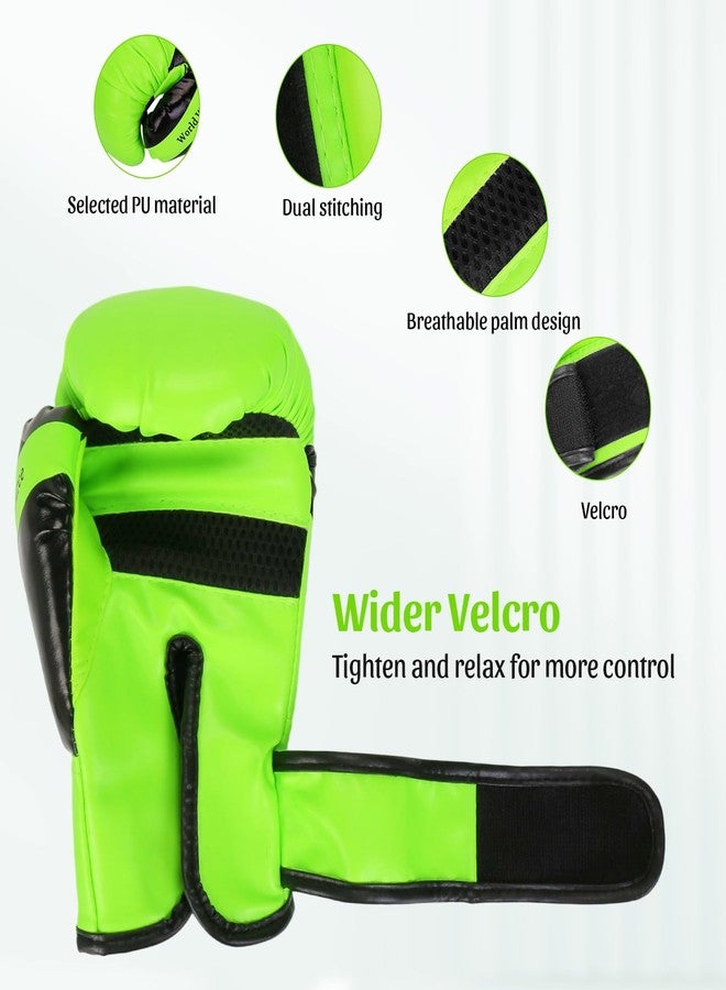 piscatorzone Kids Boxing Gloves, Punching Bag Kickboxing Muay Thai Mitts MMA Training Sparring Gloves for Kids Children Youth - Image 3