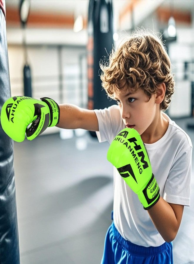piscatorzone Kids Boxing Gloves, Punching Bag Kickboxing Muay Thai Mitts MMA Training Sparring Gloves for Kids Children Youth - Image 5
