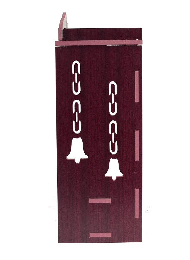 nexat Art Wooden Wall Hanging Temple for Home and Shop,Office and Home showpiece Temple(Size:41 X 28 X 19 CM) (Brown) (Marron 456) - Image 5