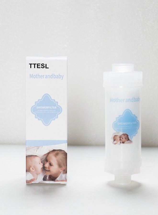 TTESL Vitamin Shower Filter - Anti Hair Loss - Prevents Dry Skin - Chlorine Removal - Rust Removal - Relaxing Aromatherapy - Non-Toxic (Baby Powder) 