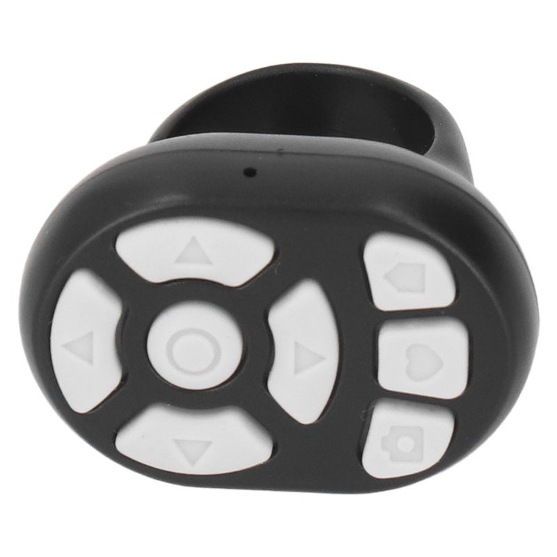 Scrolling Ring Black: Bluetooth 5.3 Smart Control - 10m Range Wide Compatibility Multifunctional Ring for IOS 15 Android 8.0+ Devices - Image 2