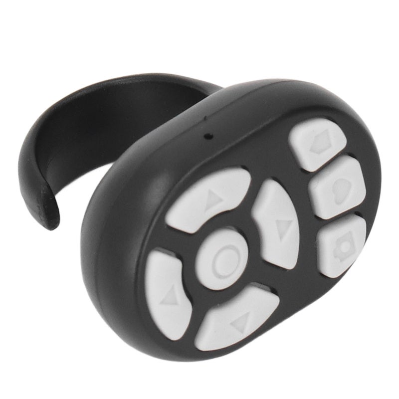 Scrolling Ring Black: Bluetooth 5.3 Smart Control - 10m Range Wide Compatibility Multifunctional Ring for IOS 15 Android 8.0+ Devices - Image 3